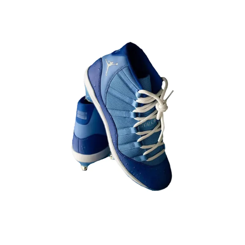 Jordan Air Jordan 11 Cushioning High-Top Training Shoes Men's Blue-3