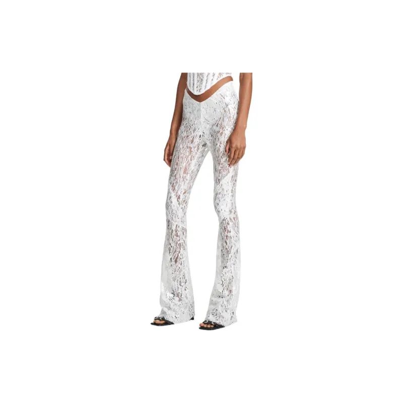 DION LEE Casual Pants Women's White-2