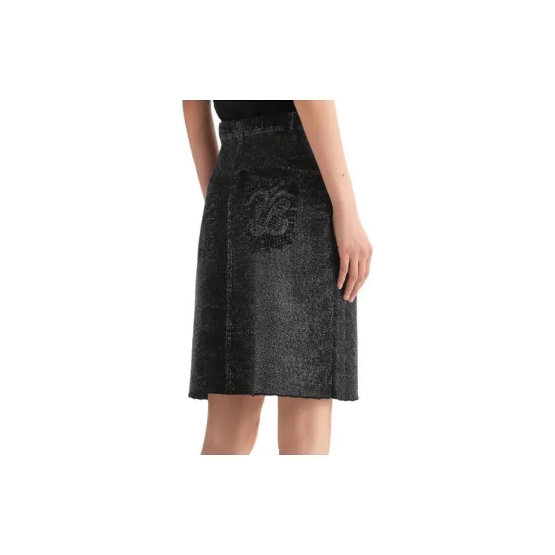 KARL LAGERFELD Casual Long Skirt Women's Black-5