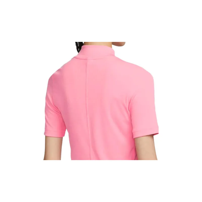 Nike T Shirts Women's Coral Pink-4