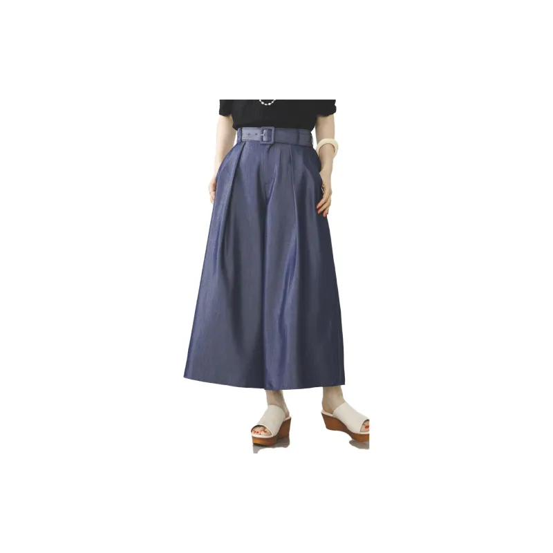 Beams Casual Pants Women's Navy-2
