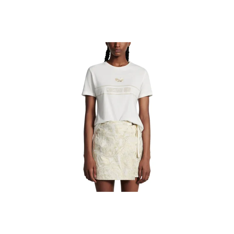 DIOR T Shirts Women's White-2
