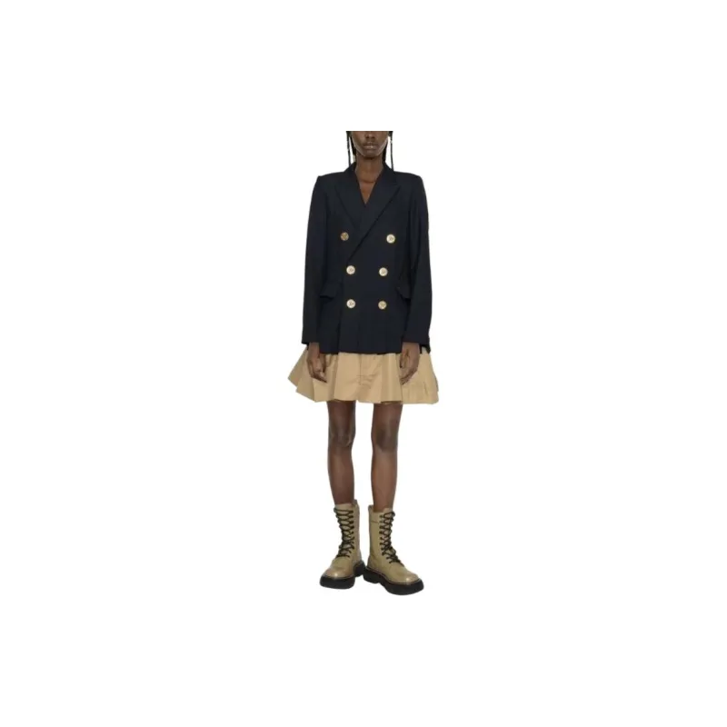 Sacai Jackets Women's Midnight Blue-1