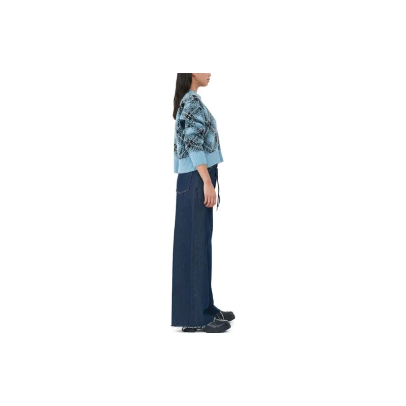 GANNI Sweater Women's Silver Lake Blue-2