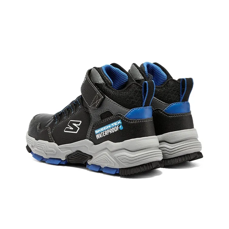 Skechers Anti Slip Wear Resistant Low Top, Kid's Casual Shoes Black Teenagers-3