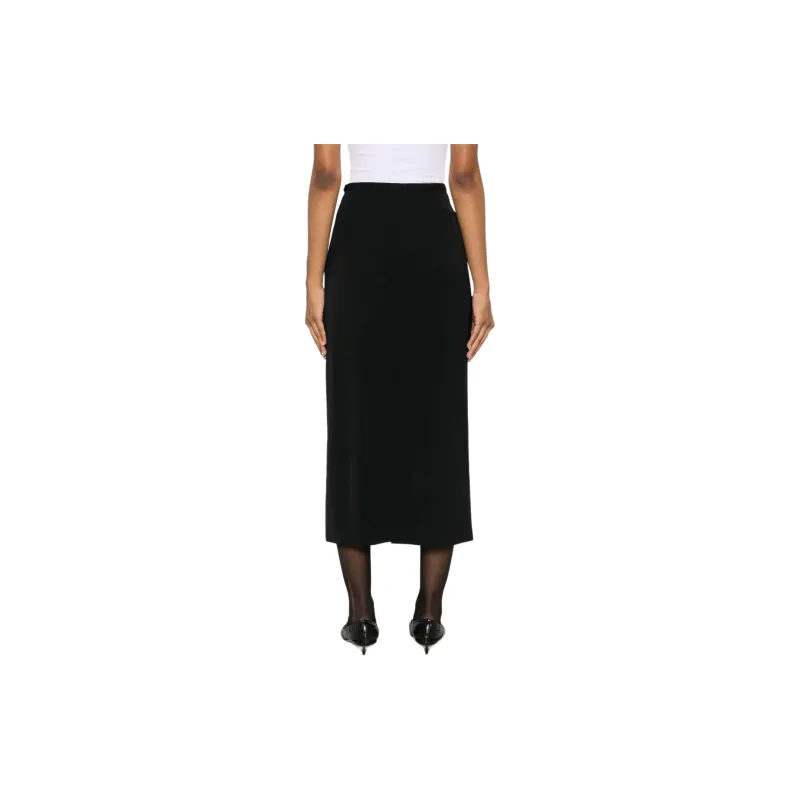 THE ROW Matias Skirt 'Black'-2