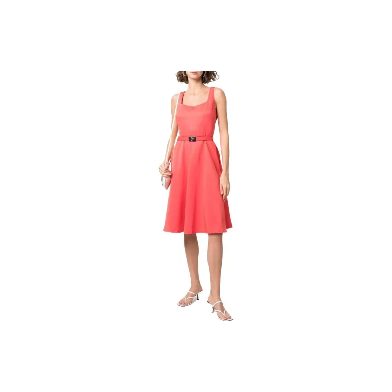 Polo Ralph Lauren Slip Dresses Women's Orange Red-1