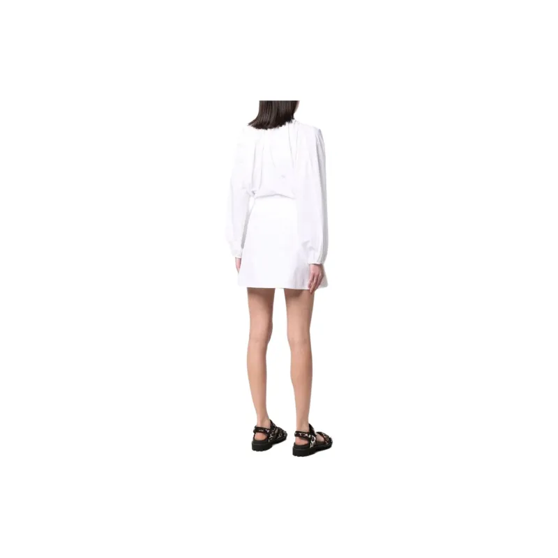Patou Oversize collar Cotton Dress-2