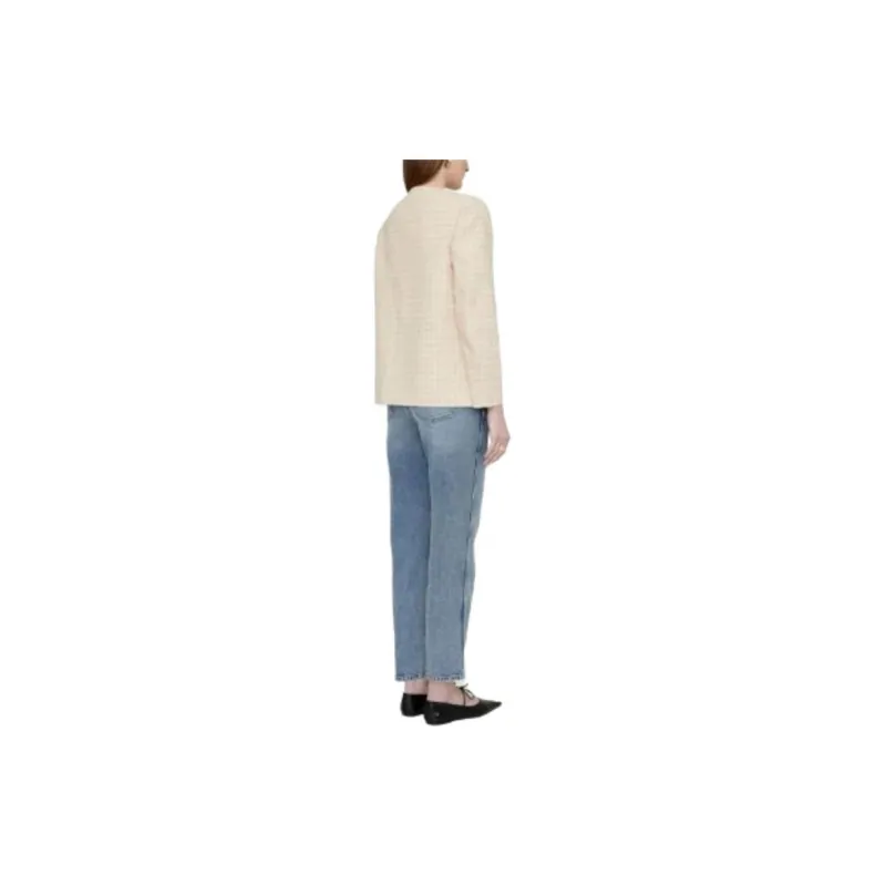 Anine Bing Janet Houndstooth Tweed Jacket-2