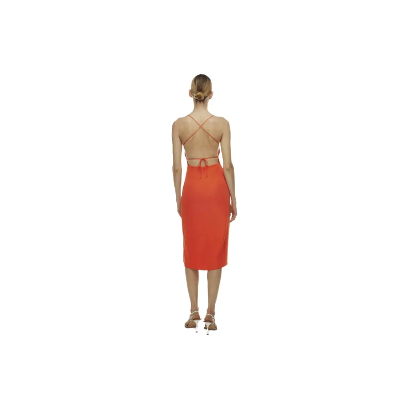 ARITZIA Babaton Success Dress Slip Dresses Women's Hot Cheeky Red/Hot Blush Red Lips-2