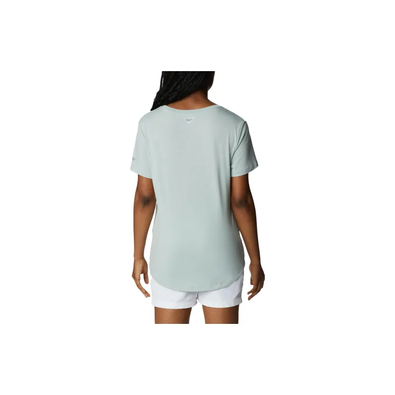 Columbia T-Shirts Women's Cool Green-3