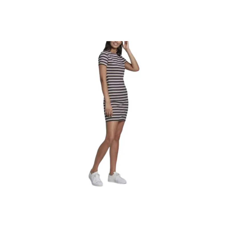 Adidas Originals Short Sleeved Dresses Women's Purple Pink-3
