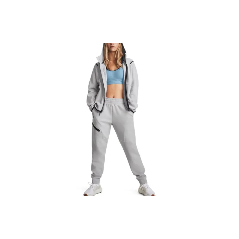 Under Armour Unstoppable Knitted Sweatpants Women's Gray-4