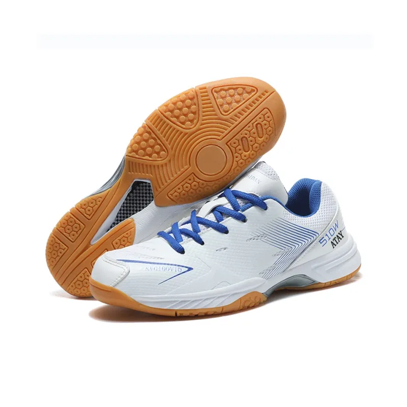 ATAY Cushioned Slip-Resistant Abrasion-Resistant Breathable Low-Top Badminton Shoes Unisex-8
