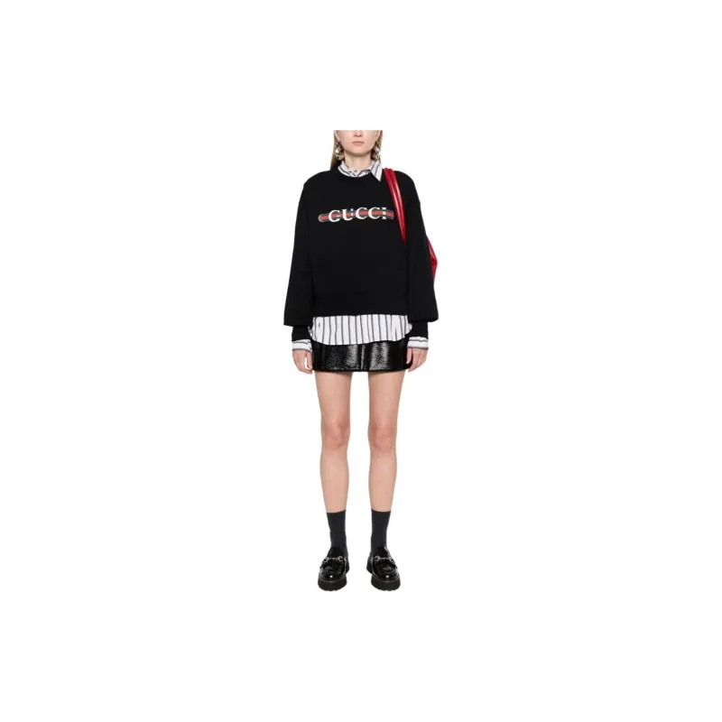GUCCI Web-print Sweatshirt-1