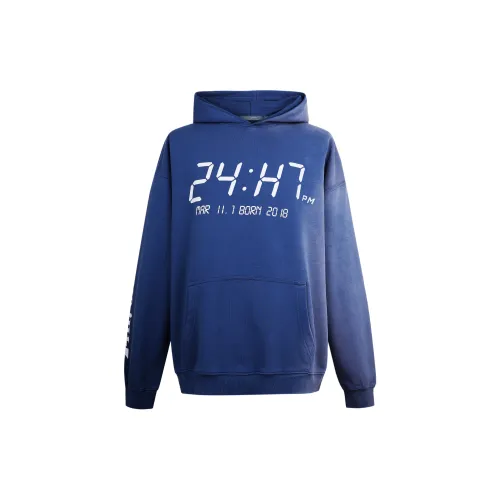 24h7 Sweatshirts Unisex Blue