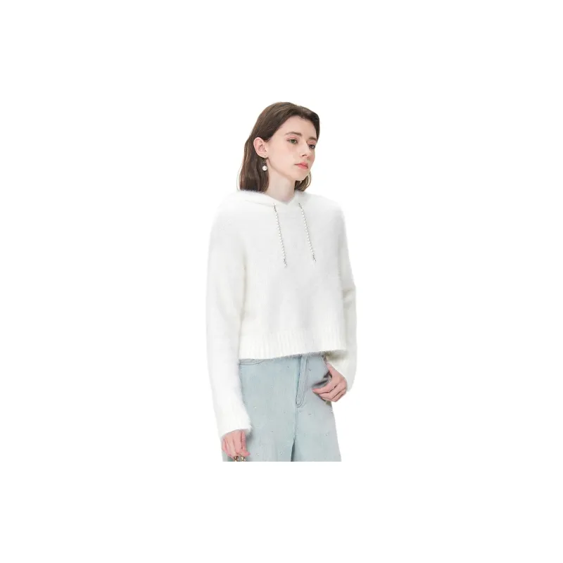 Caroline Sweaters Women's White-2