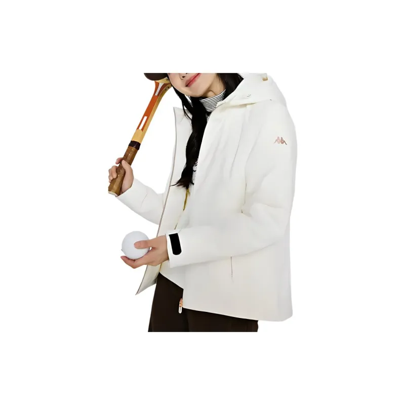 Kappa Puffer Jacket Women's White-6