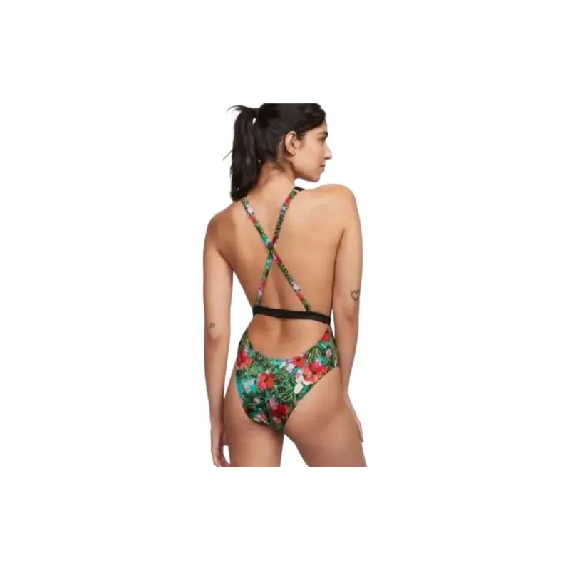 Victoria's Secret One piece Swimsuit Women's Tropical Floral Print-1