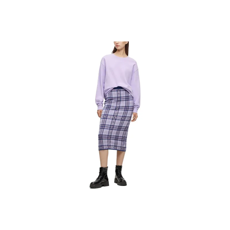 HUGO BOSS Sweatshirts Women's Light Purple-1