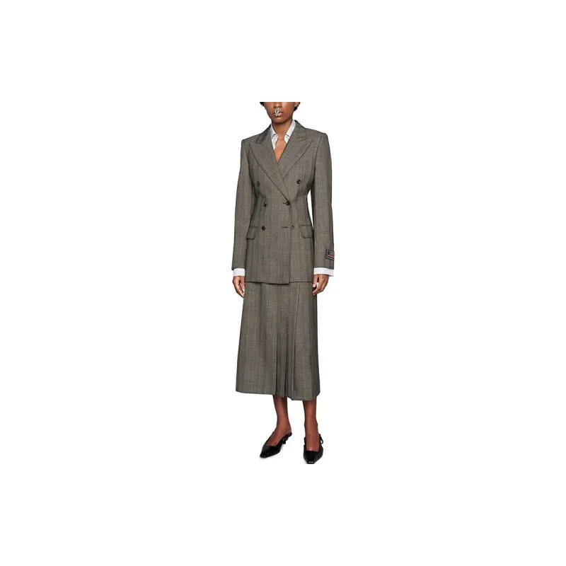 GUCCI Casual Long Skirt Women's Gray-1