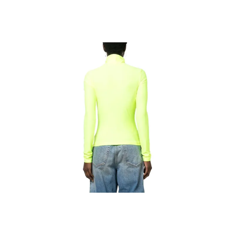 DIESEL Crop Tops Women's Neon Green-1