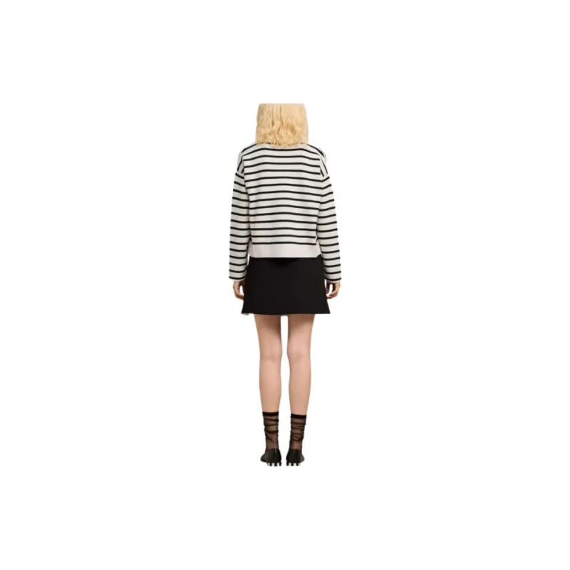 Ami Striped Long Sleeved Jumper-2
