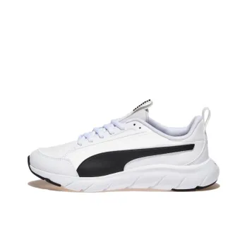 PUMA Softride Anti Slip Wear Resistant Low Top Casual Running Shoes Unisex White Black