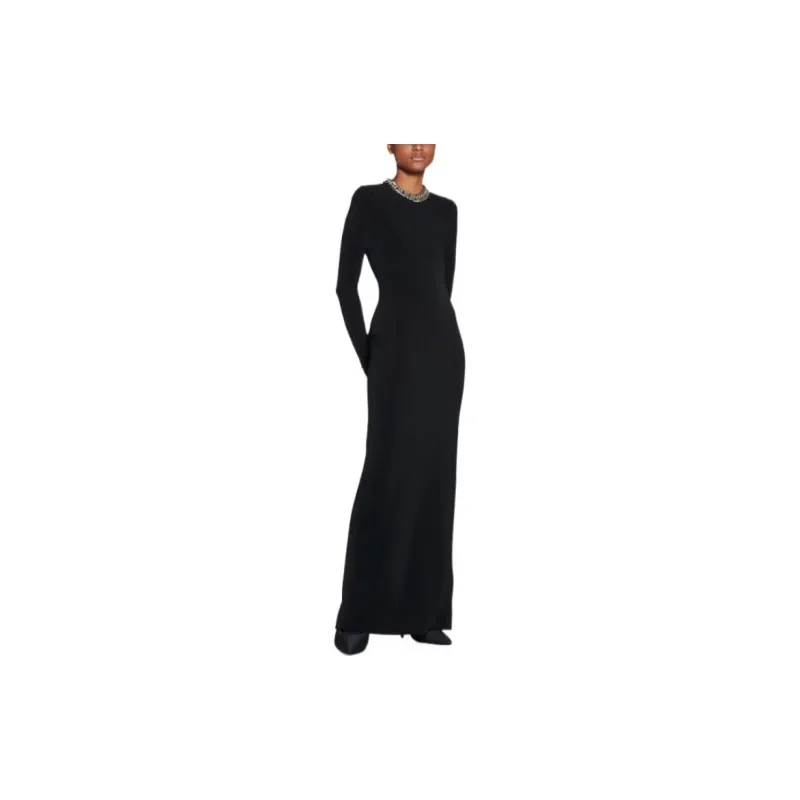 Balenciaga Crewneck Maxi Dress-2