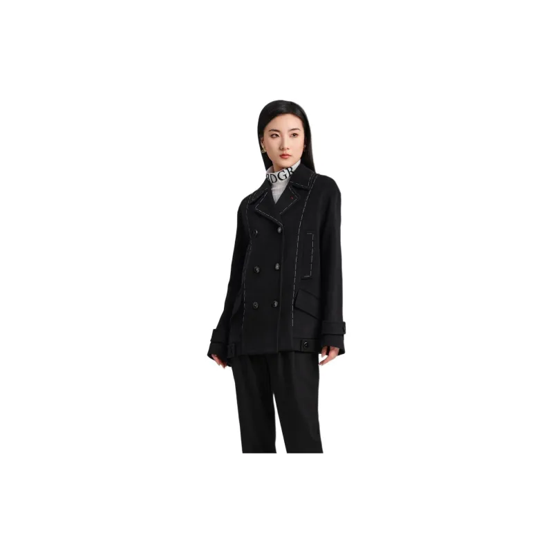 Blood Glitter Coats Women's Black-1