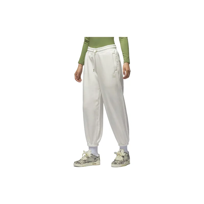 Jordan Knitted Sweatpants Women's Sail White-4