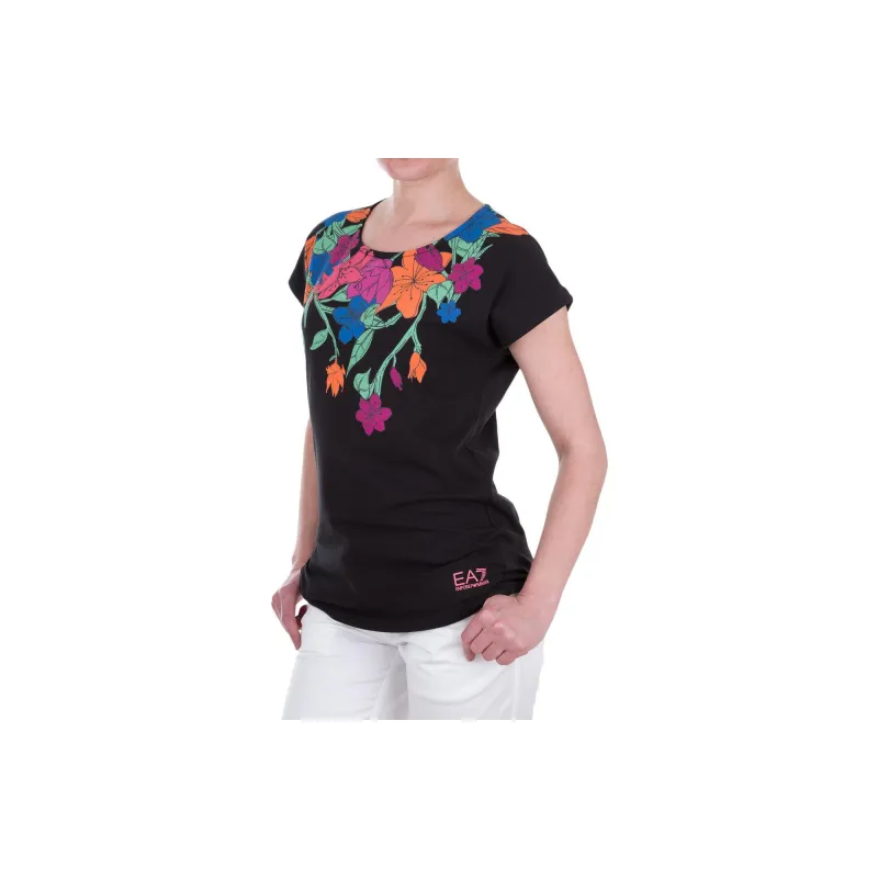 EMPORIO ARMANI EA7 Regular T Shirt Women's Black-3