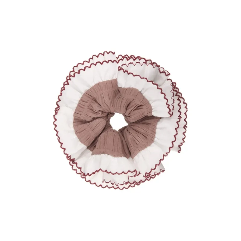 NICERURU Pleated Fabric Hair Tie Women's-10