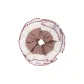 Brown White Patchwork Hair Tie