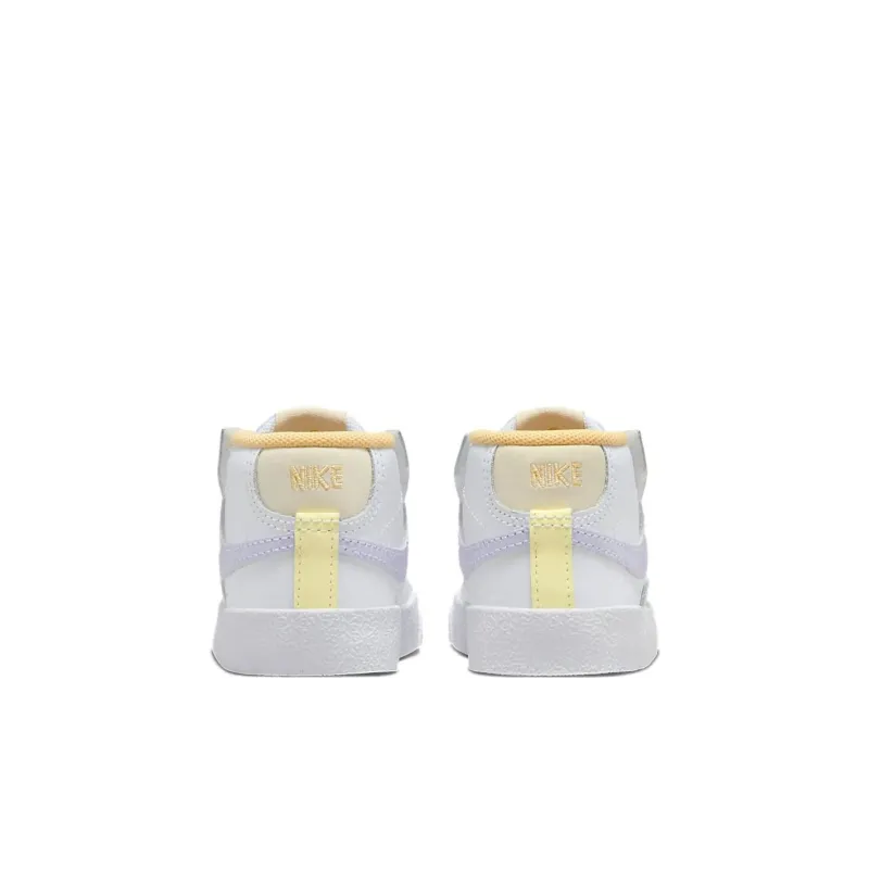 Nike Blazer '77' Anti Slip And Wear Resistant Lightweight Low Top Skateboard Shoes Baby White-4