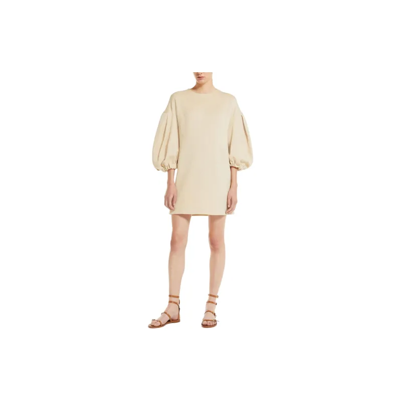 MaxMara SS24 Long Sleeved Dresses Women's Ivory-2