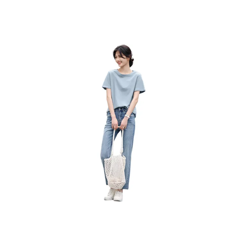 XWI T Shirts Women's Blue-1