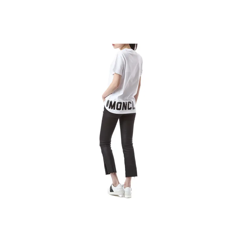 Moncler T Shirts Women's White-5