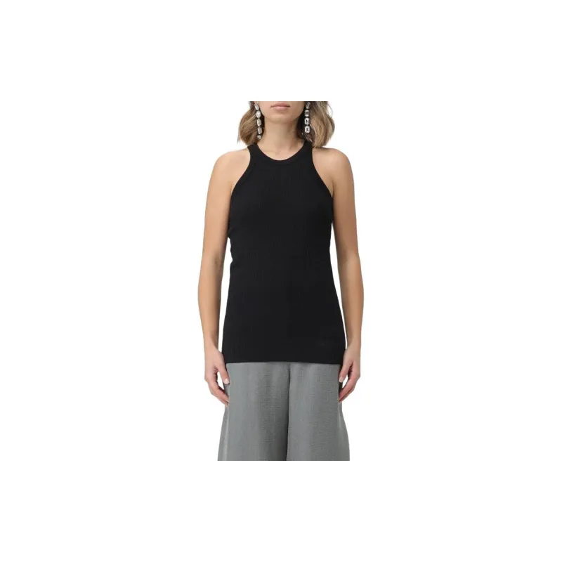 SportMax Ribbed Sleeveless Top-4