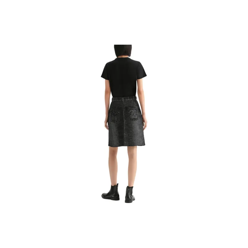 KARL LAGERFELD Casual Long Skirt Women's Black-2