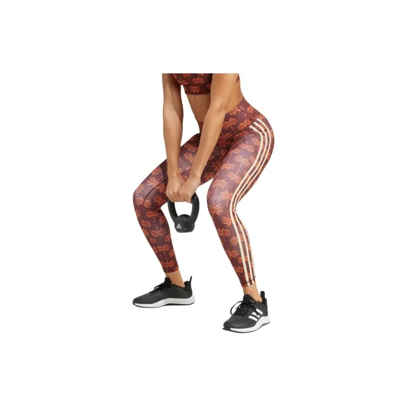 Adidas FARM Rio 7/8 LEGGINGS Athletic Trousers Women's Mysterious Brown-1