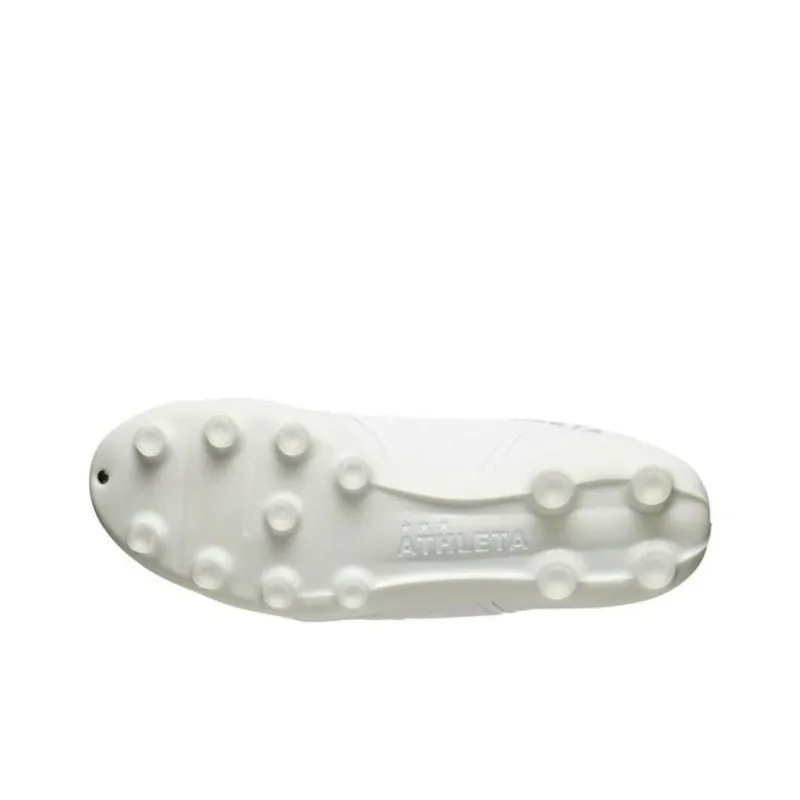 ATHLETA Wear Resistant Coverage Support Soccer Shoes Men's White Silver-5
