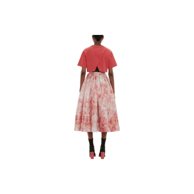 Alexander McQueen Crop Top Women's Red-2