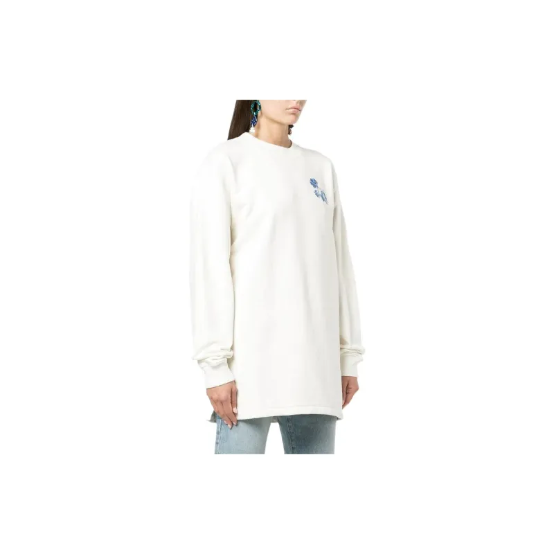 OFF WHITE Sweatshirts Women's White-2