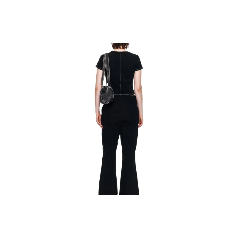 MATIN KIM Regular T Shirt Women's Black-4