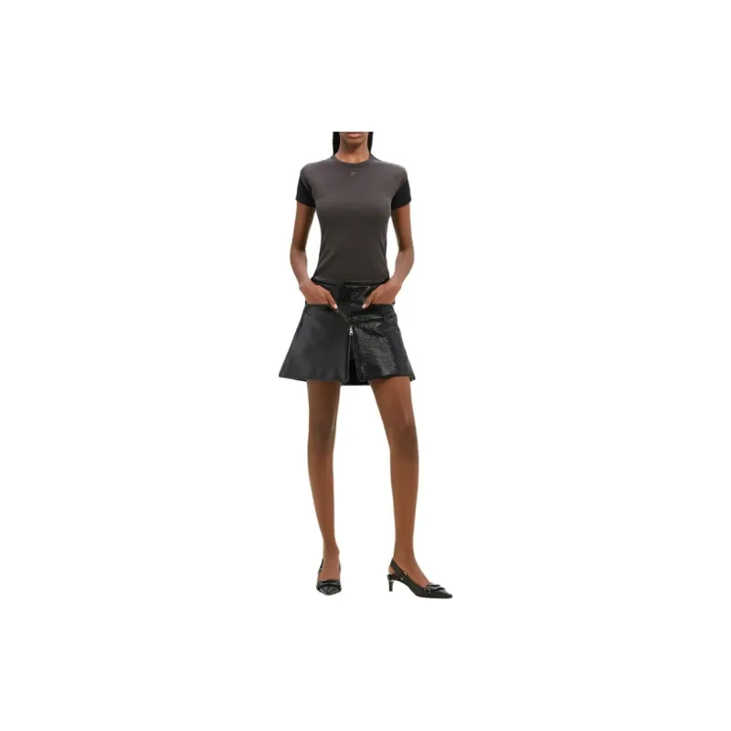 COURREGES Heritage Viny Mini Skirt-2