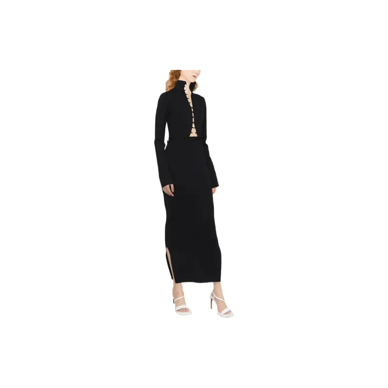 NANUSHKA Long Sleeved Dresses Women's Black-1