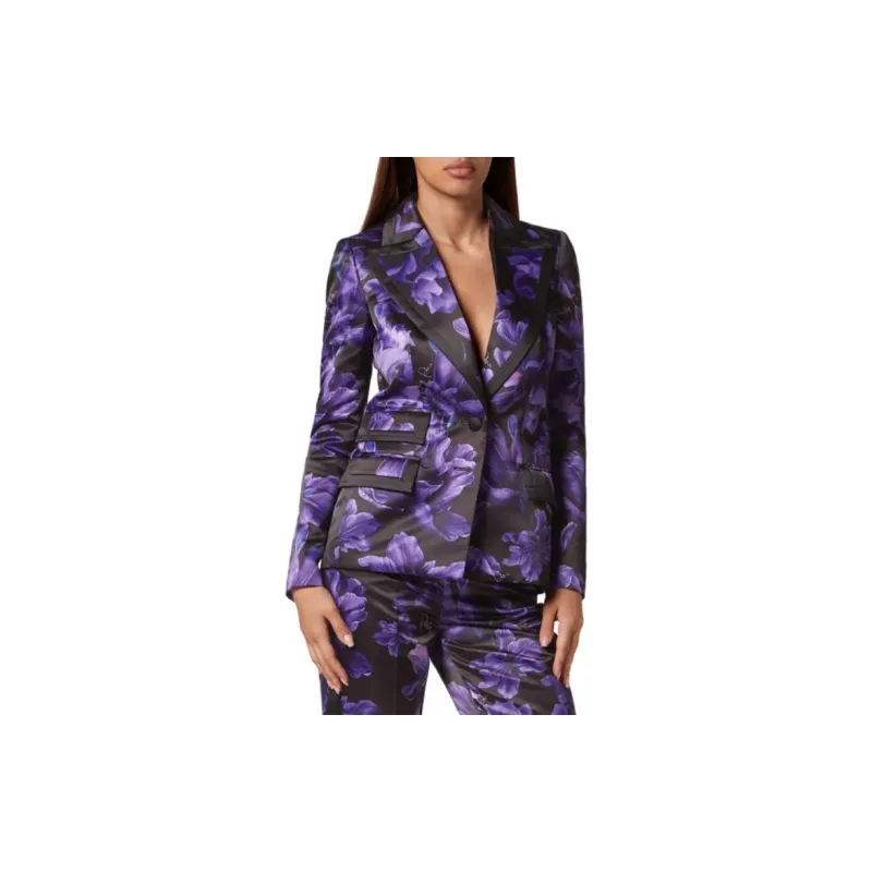 PHILIPP PLEIN Duchesse Floral print Minidress-1
