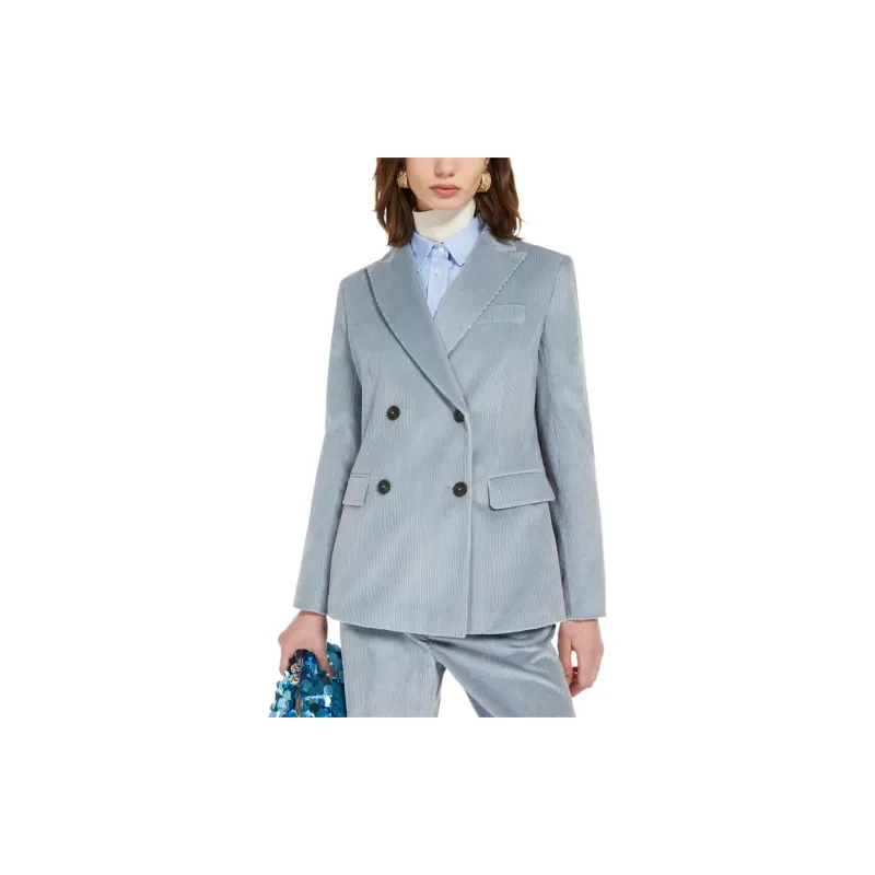 WEEKEND MaxMara Business Suits Coats Women's Sky Blue-4