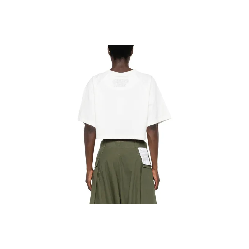 KENZO Embellished Cropped T-Shirt-1